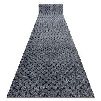 Tapete Doormate Anti-Deslizamento RugsX 100 cm Vectra 902 | Exterior/Interior | Cinza Claro | 100X630 cm - 1