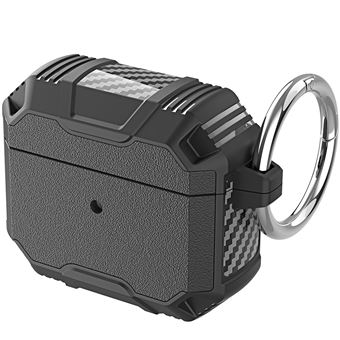 Capa e TPU à prova de choque com mosquetão, Preto Preto Magunivers para AirPods with Charging Case (2016)/(2019)/AirPods with Wireless Charging Case (2019) - 1