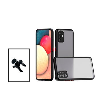Kit Phonecare Capa Anti Choque Camera Protection + Suporte Magnético Reforçado de Carro para Oppo Reno5 Z - Preto - 1