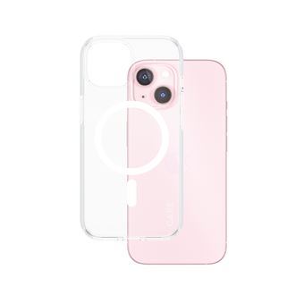 Capa para Telemóvel PanzerGlass CARE™ by PanzerGlass® Urban Combat Case Transparent w. White MagSafe iPhone 15 | Transparente - 1