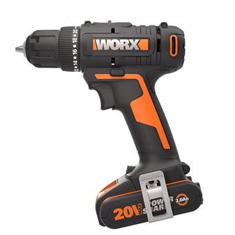 Kit de Berbequim de aparafusar Worx WX100 | 20V (1bat 2,0Ah) - 1