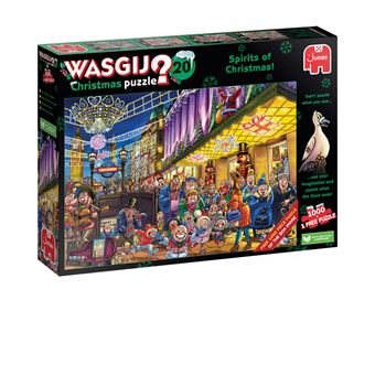 Puzzle Jumbo Wasgij No License Christmas 20 - Espíritos De Natal! (2X1000 Peças) - 1