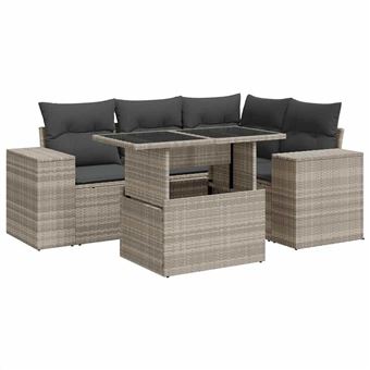Conjunto de Mobiliário de Exterior VidaXL 3326793 - 1
