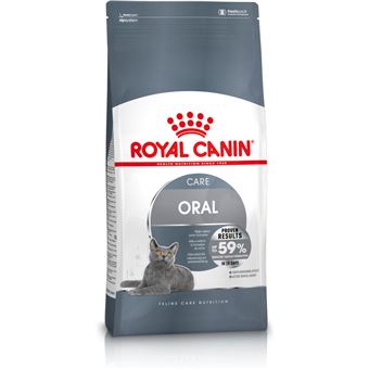Comida seca para gatos royal canin oral care adulto aves, arroz, legume 400 g - 1