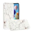 Capa Magunivers e Tpu Padrão de Mármore Imd Estilo I para Samsung Galaxy A21S