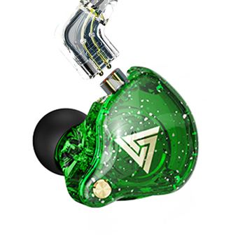 Auriculares Desporto SZSMART AK6PRO | 3.5mm | HIFI | Verde | MIC | Intra - 1
