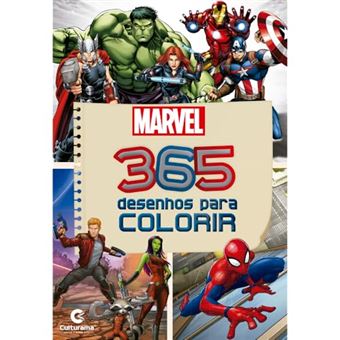 365 Desenhos Para Colorir - Marvel - 1