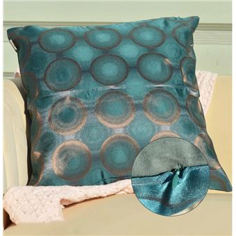 Capa de Almofada BOD HOME | Tecido Jacquard de Circos | Verde Escuro | 45x45cm - 1