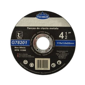 Disco de Corte Geko de Metal Premium Inox | Ø 125 X 1Mm - 1