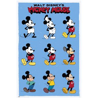 Poster Disney Mickey Mouse Evol - 1