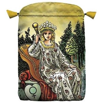 Radiant Wise Spirit Tarot Bag Satin Printed Tarot Bag - 1