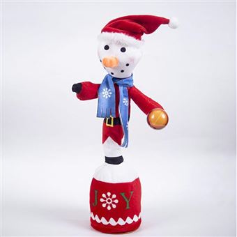 Peluche Interactivo Infantil Arzopa® Dancing Boneco de Neve de Natal | Repete Audição | 120 Canções - 1