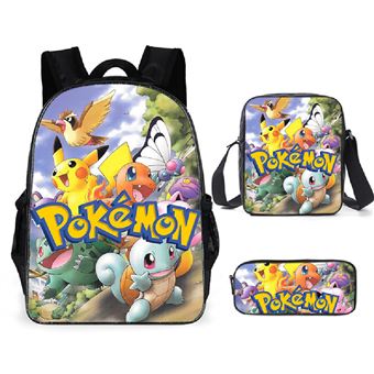 Mochila infantil Royal Bailey 12 | com bolsa de ombro infantil e capa protetora com fecho | Pokémon - 1