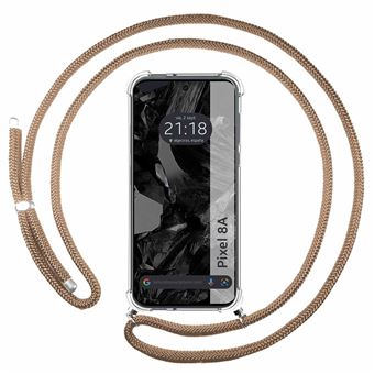 Capa de Silicone Tumundosmartphone para Google Pixel 8a 5G com cabo camelo - 1