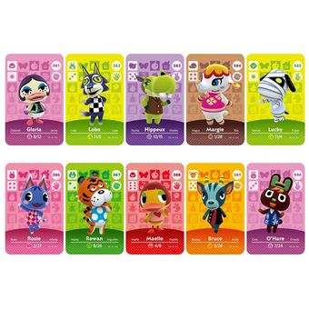 Pack 10 Cartões NFC zhishang para Animal Crossing | Compatível com Nintendo Switch Amiibo / Switch Lite / Wii U | Mkp39 - 1