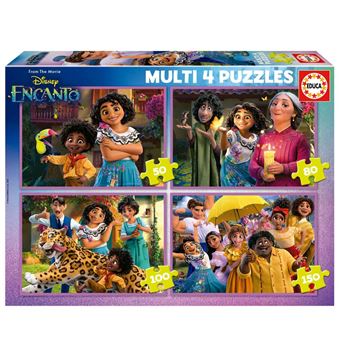 Puzzle Educa Progressivo Disney Encanto 19581 | 50-80-100-150 Peças - 1