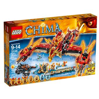 LEGO Legends of Chima Flying Phoenix Fire Temple 70146 | 1301 Peças - 1