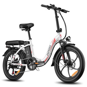 Bicicleta Elétrica FAFREES F20 | 250W | 36V18Ah | 20" | Branca - 1