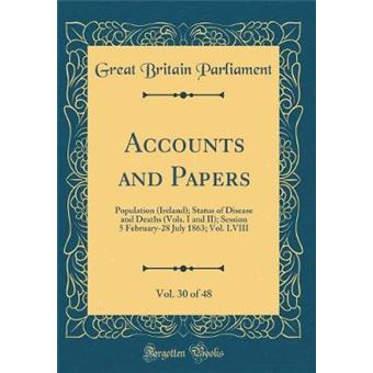 accounts And Papers, Vol Of  Hardcover - 1