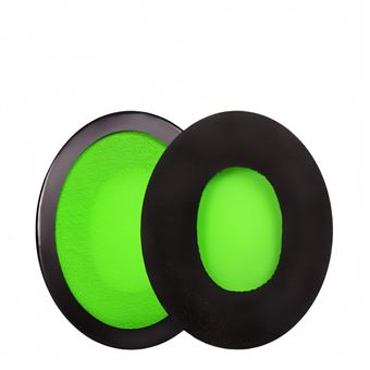 Almofadas para Auscultadores V-REEL para Kingston HyperX Cloud 2 3 | Verde | Tecido de Pelúcia - 1