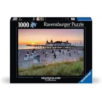 Puzzle Ravensburger Cidade Oostzee Ahlbeck, Usedom | 1000 Peças - 1