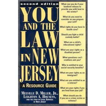 You and the Law in New Jersey : A Resource Guide - 1