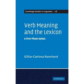 Verb Meaning and the Lexicon - A First Phase Syntax - Hardback - 2008 - 1