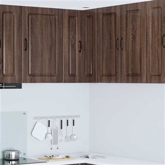 Armário de Cozinha vidaXL Kalmar | Carvalho Castanho 57 x 57 x 80 cm - 1
