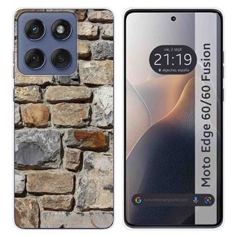 Capa de Silicone TUMUNDOSMARTPHONE para Motorola Edge 60 / 60 Fusion 5G | Design em formato de tijolo 3 desenhos - 1
