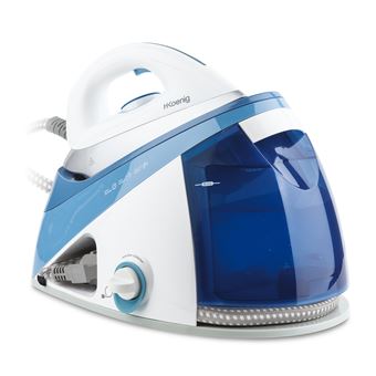 Ferro com Caldeira H.Koenig V24 | 1.1 L | Branco, Azul - 1