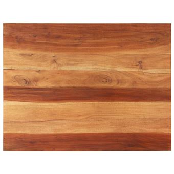 Tampo de Mesa vidaXL | Madeira de Acácia Maciça | 25-27 mm | 70x90 cm - 1