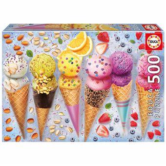 Puzzle Educa | 500 Peças | Gelados - 1