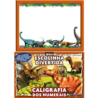Dinossauros - Série Escolinha Divertida: Caligrafia dos Numerais - 1