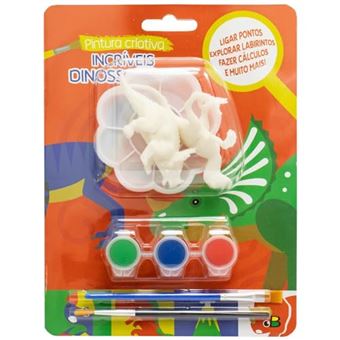 Pintura Criativa: Incríveis Dinossauros - 1