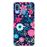 Capa Hapdey para Samsung Galaxy A40 2019 Design Teste Flores Multicoloridas em Silicone Flexível e TPU_0