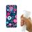 Capa Hapdey para Samsung Galaxy A40 2019 Design Teste Flores Multicoloridas em Silicone Flexível e TPU_3