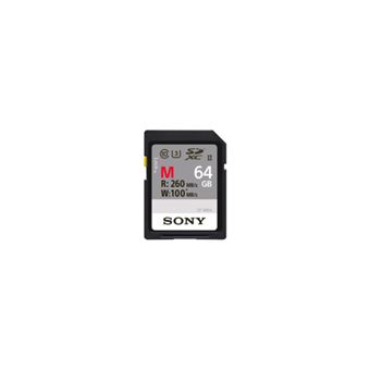 cartão de memória Sony SF64M  64 GB SDHC Class 10 UHS-II  Preto - 1