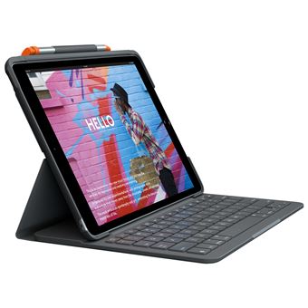 Teclado para Dispositivos Móveis Logitech Slim Folio | Grafite - 1