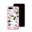 Capa Hapdey para iPhone 7 Plus - 8 Plus Design Floral Rosas em Silicone Flexível e TPU Cor-de-Rosa_2