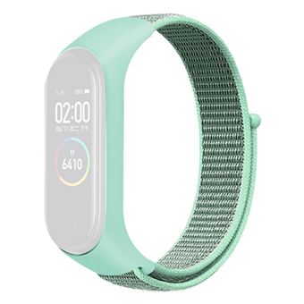 Bracelete de nylon ajustável Magunivers para Xiaomi Mi Band 3/4/5/6/7 - verde - 1