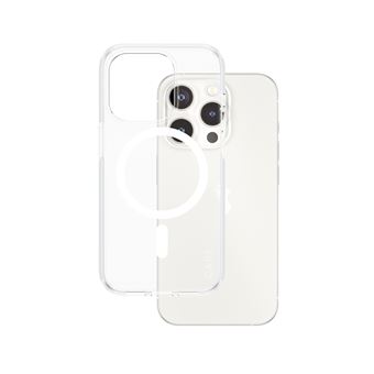 Capa para Telemóvel PanzerGlass CARE™ by PanzerGlass® Urban Combat Case Transparent w. White MagSafe iPhone 15 Pro | Transparente - 1
