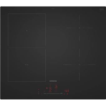 Placa de Indução Siemens iQ500 ED61AHSC1E | Elétrica | 59.2 cm | 4 Zonas | Preto - 1