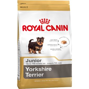 Comida seca para cão Royal Canin Yorkshire Terrier Junior Cachorro Aves, Arroz 7,5 kg - 1
