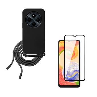 Capa Silicone Hands-Free + Vidro StrongGlass CapaSmart para Samsung Galaxy A16 | Preto - 1