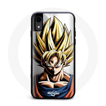 Capa Maniacase para Iphone XS Dragon Ball Z Goku Super Sayan Cabelo Amarelo - 1