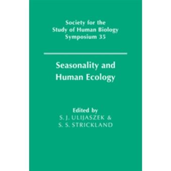 Seasonality and Human Ecology - Hardback - 1993 - 1