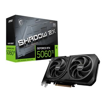 Placa de Vídeo MSI GEFORCE 5060 TI 16GB SHADOW 2X OC PLUS BULK | Preto - 1
