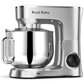 Batedeira Elétrica Royal Bailey HJ-1551 | 1500W | 110V-240V | 6 Velocidades | 8L - Prata - 1