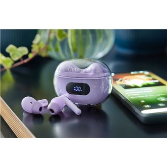Auriculares Bluetooth Intenso T313AE | Roxo - 1