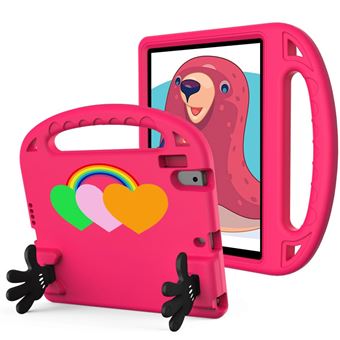 Capa de EVA padrão de coração de amor com suporte em forma de palma Magunivers para iPad Air (2013)/Air 2/9.7-inch (2017)/(2018) - rosa - 1